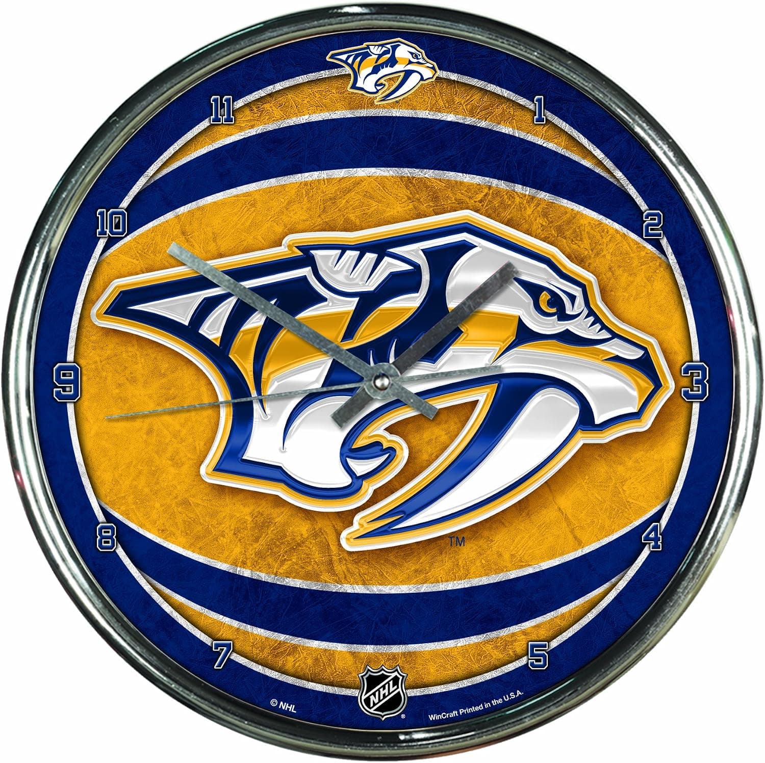 WinCraft NHL Chrome Clock