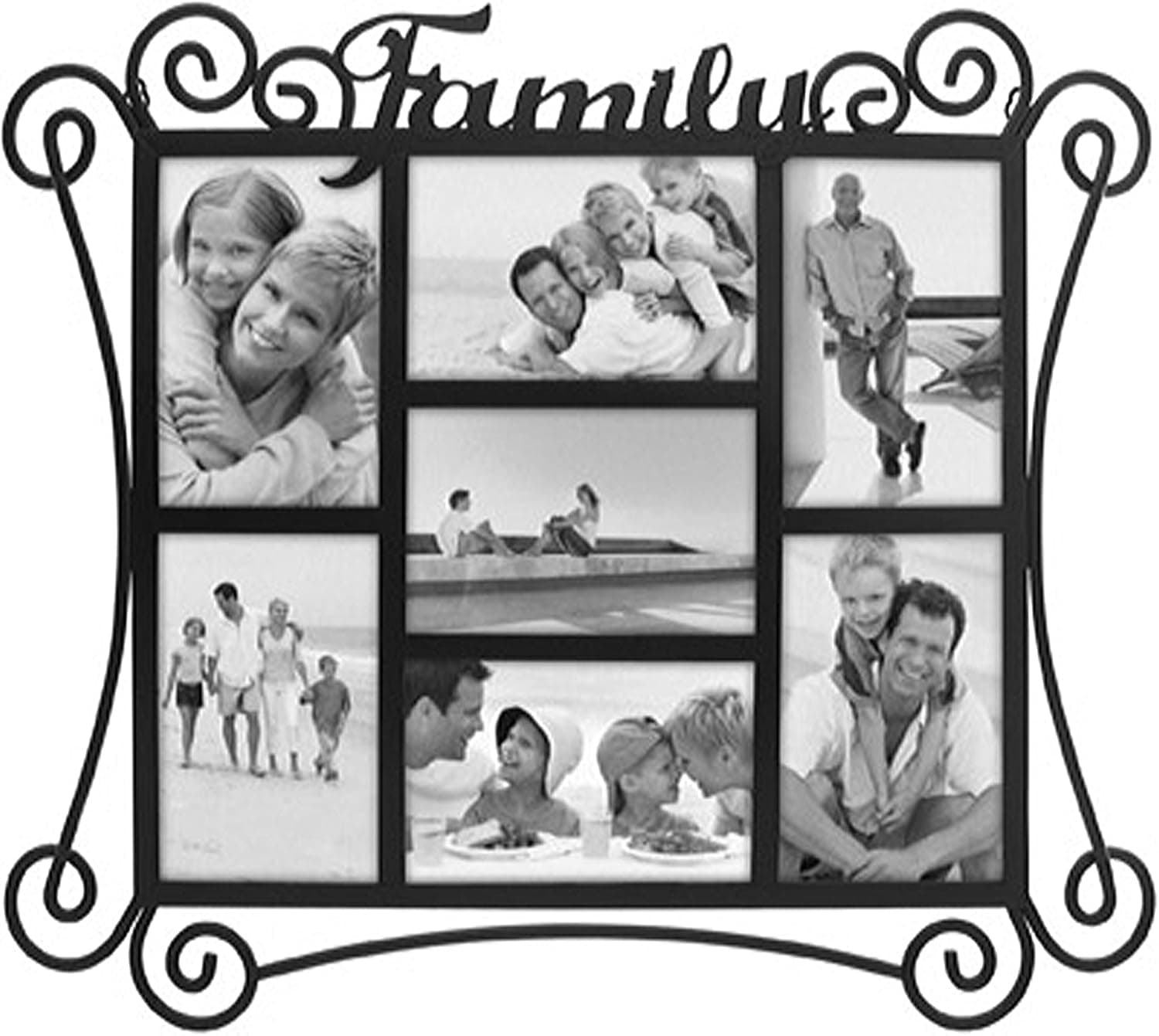 Malden Home Profiles HP3014-70 Family Metal Collage Picture Frame