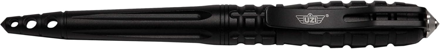 Uzi Tactical Glassbreaker Pen in Ultra Durable Aircraft Aluminum with Carbide Tip Glassbreaker and Striking Point