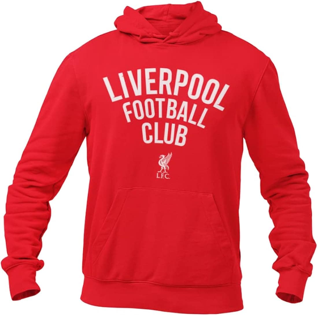 Anfield Shop Liverpool FC Signal Red Hoodie - Officially Licensed LFC Apparel for Men and Women