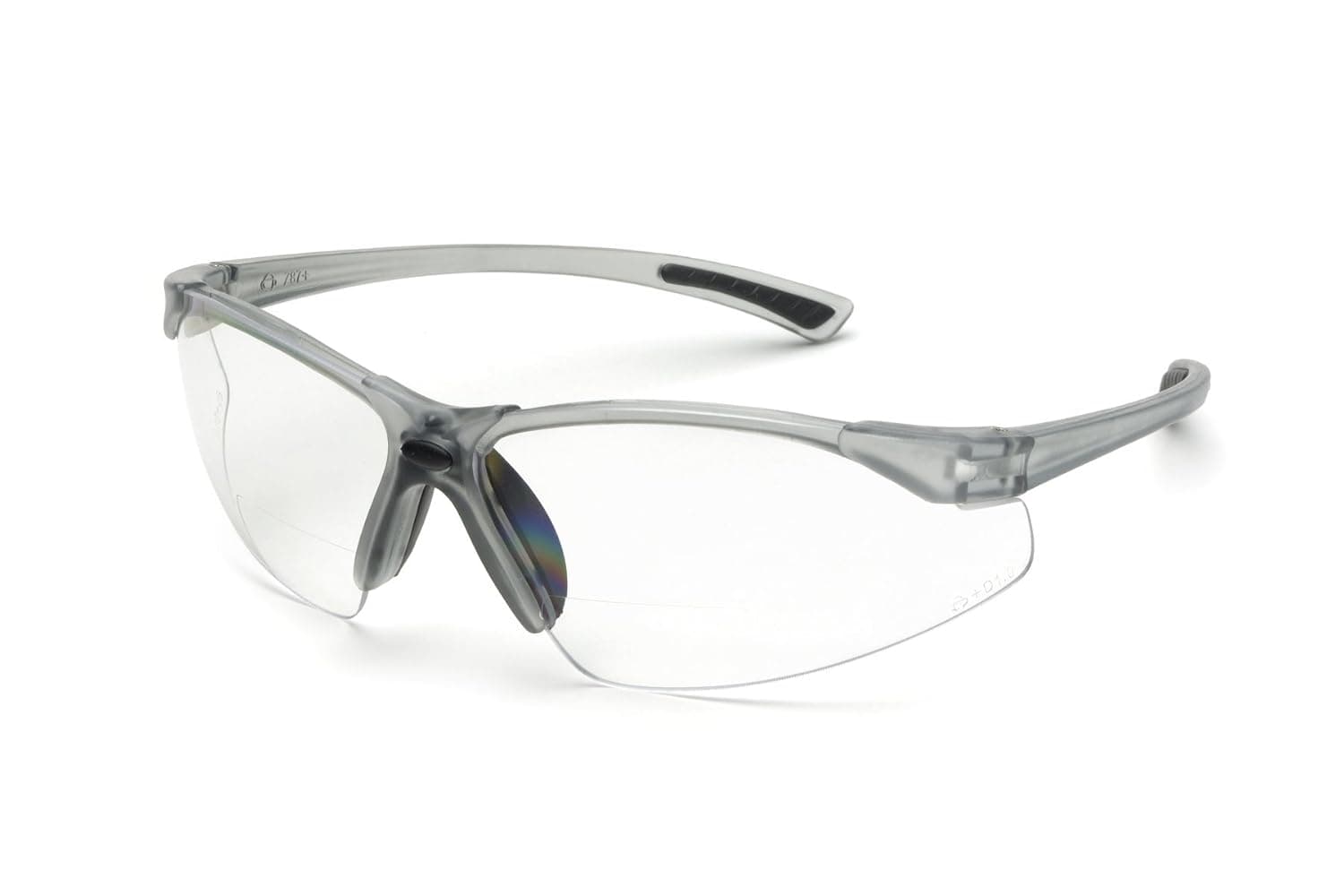 Bifocal Safety Glasses in Polycarbonate clear Lens +1.5 Diopter