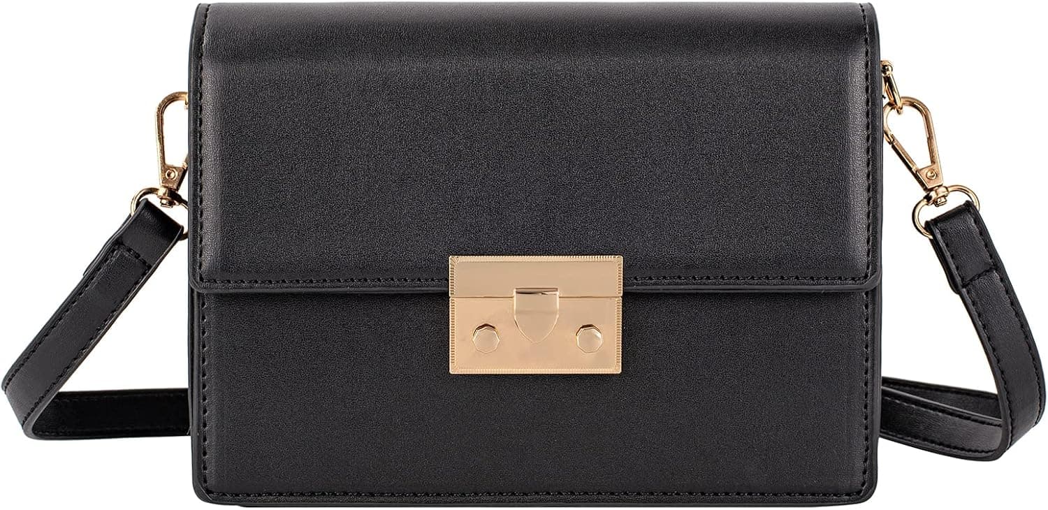 Katloo Small Crossbody Purse Shoulder Bag Leather Cell Phone Wallet Clutch Purse for Women Tote Handbag with Adjustable Strap