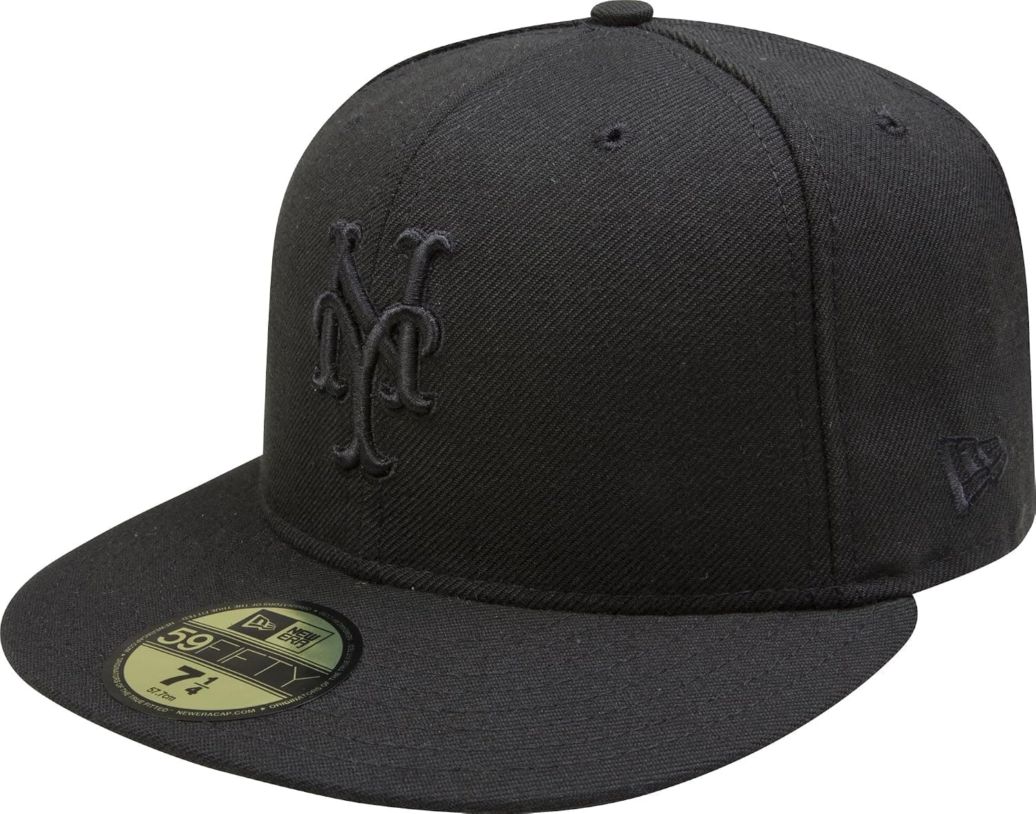 New Era MLB Black on Black 59FIFTY Fitted Cap