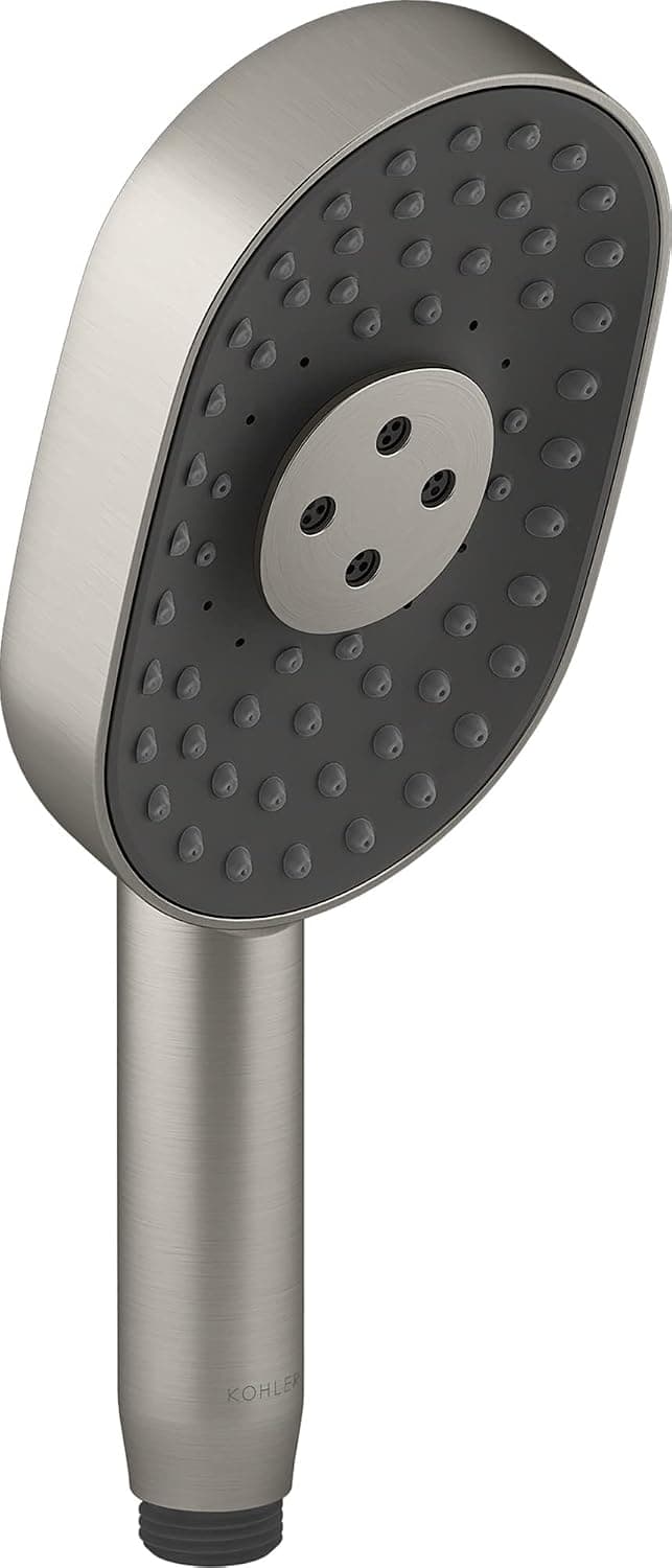 KOHLER 26284-BN Statement Oblong Multifuntion 2.5 gpm Handshower, Vibrant Brushed Nickel