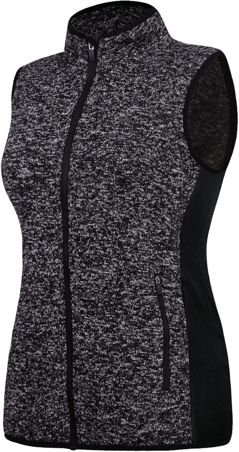 ANIVIVO Golf Vests for Women Thermal Sleeveless Vests Outerwear with Pockets& Women Fleece Vest Lightweight
