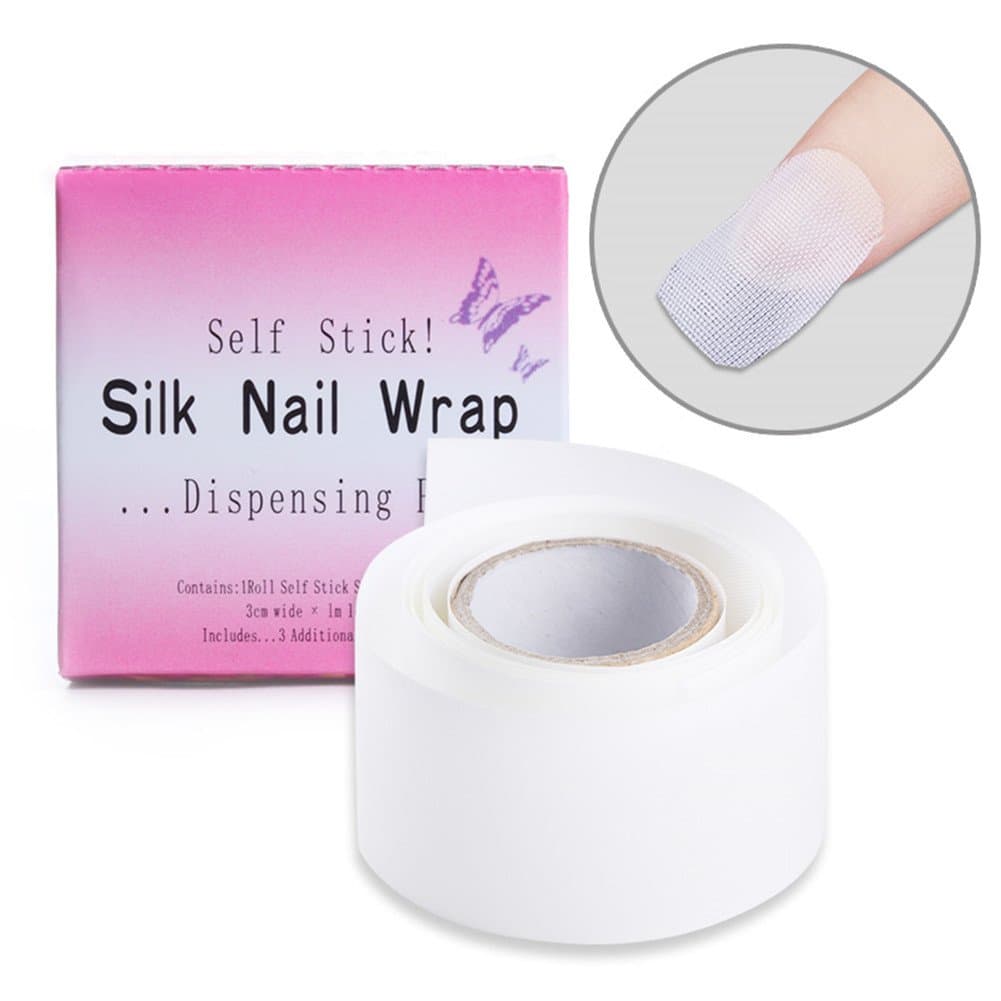 BORN PRETTY Nail Wrap Silk Adhesive Reinforce Nail Protector Nail Art Tool