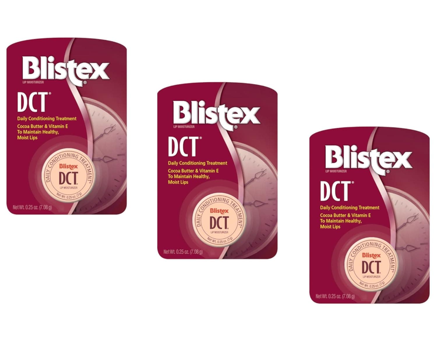 Blistex, DCT (Daily Conditioning Treatment) for Lips, 0.25 oz (Pack of 3)