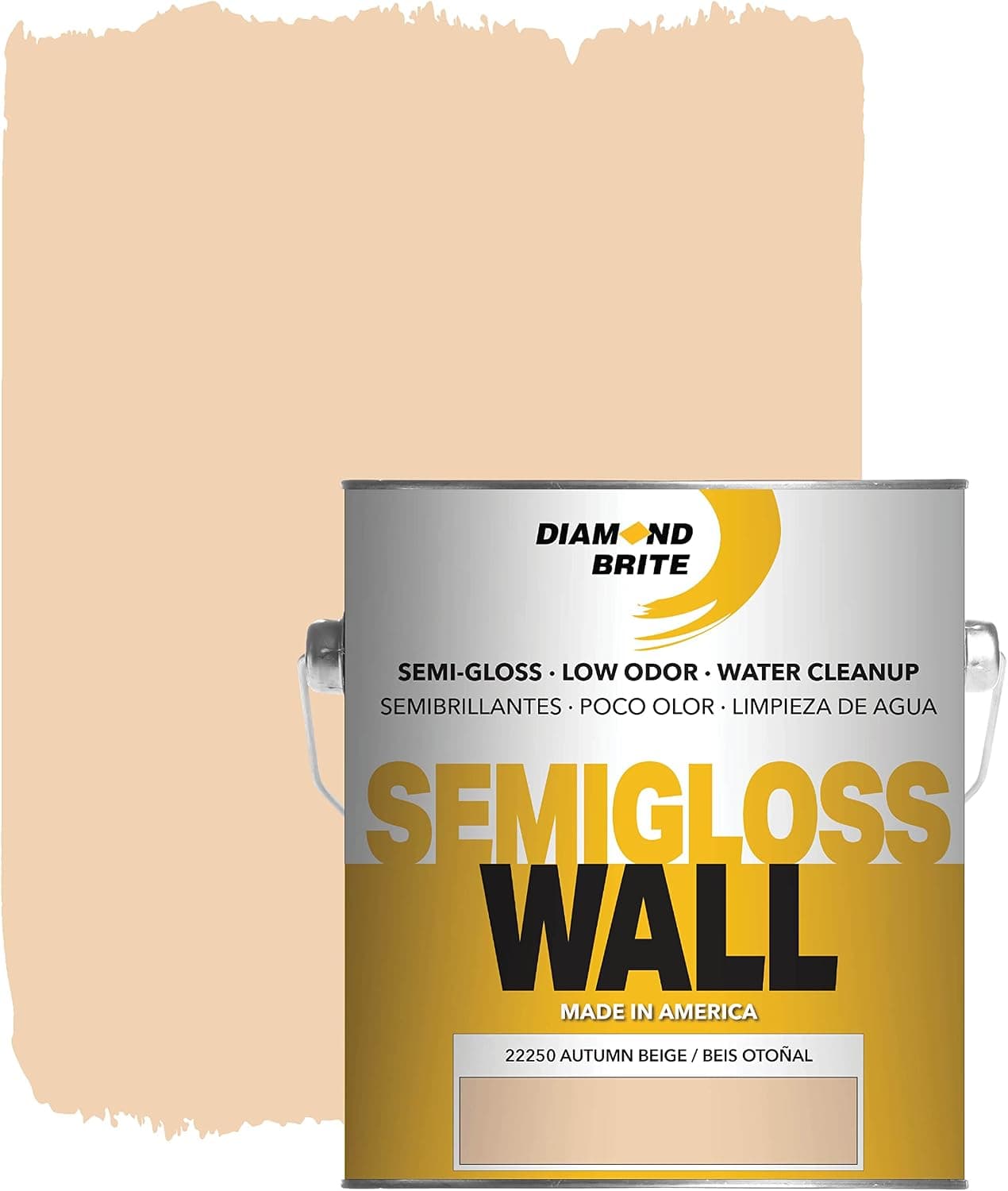 Diamond Brite Paint Semi Gloss Latex Paint 1 Gallon in Autumn Beige 22250-1
