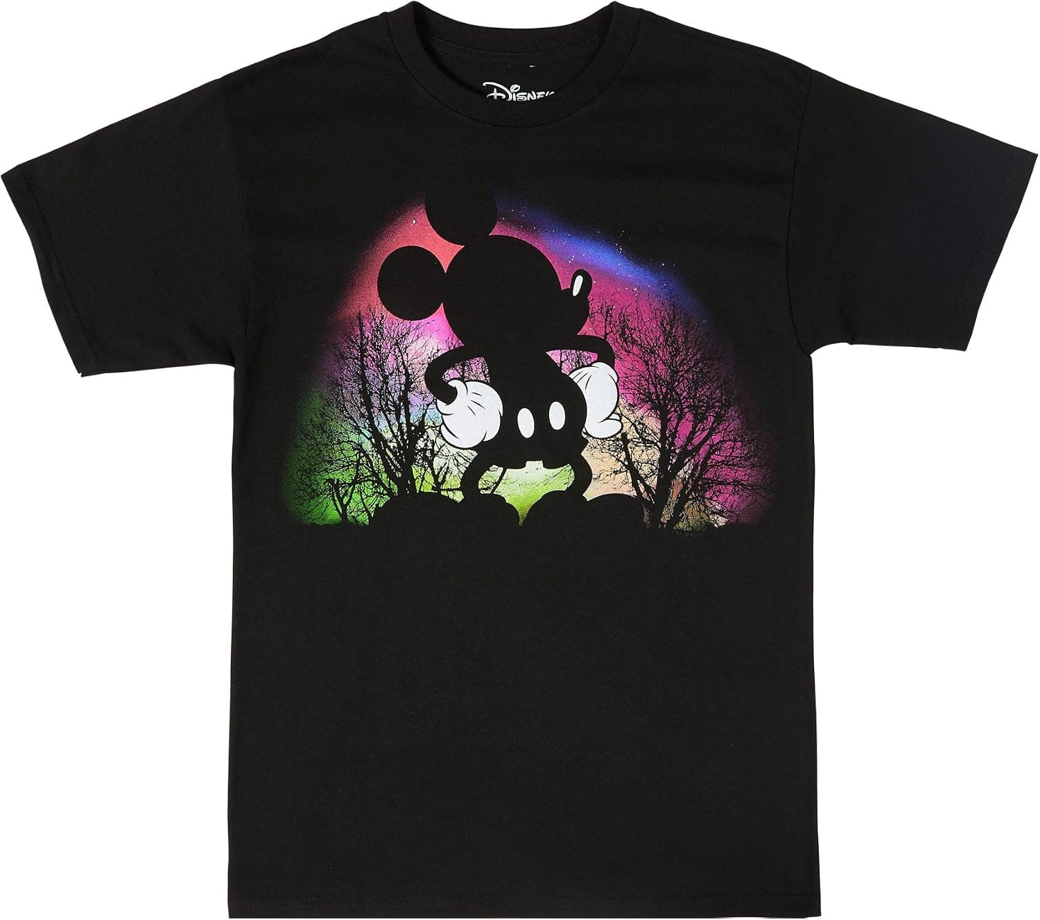 Disney Men's Mickey Mouse Silhouette T-Shirt