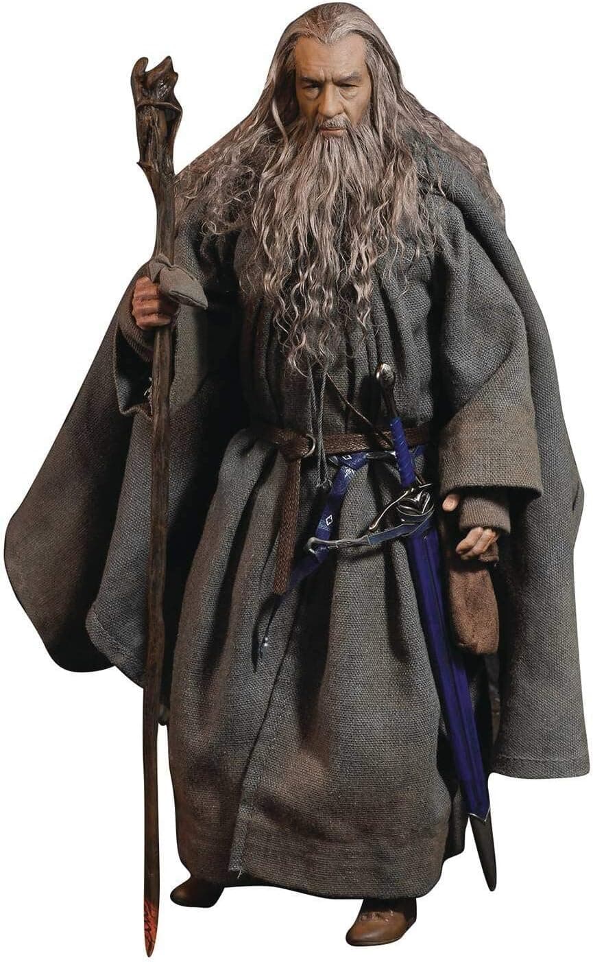 Asmus Toys The Lord of The Rings Crown Series: Gandalf The Grey Action Figure, Multicolor