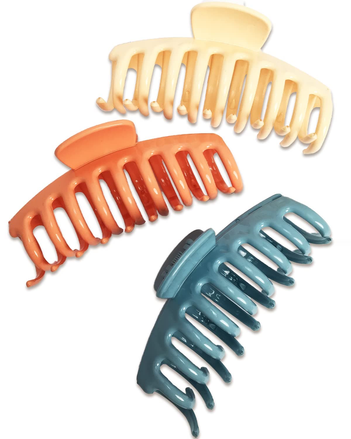 3 Pieces Hair Claw Expandable Ponytail Holder Ponytail Hairpin Curling Vintage Geometric Retractable Hair Loops Headbands