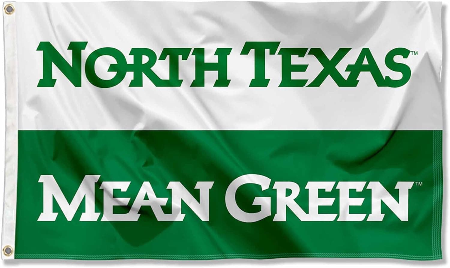 North Texas Mean Green UNT University Large College Flag