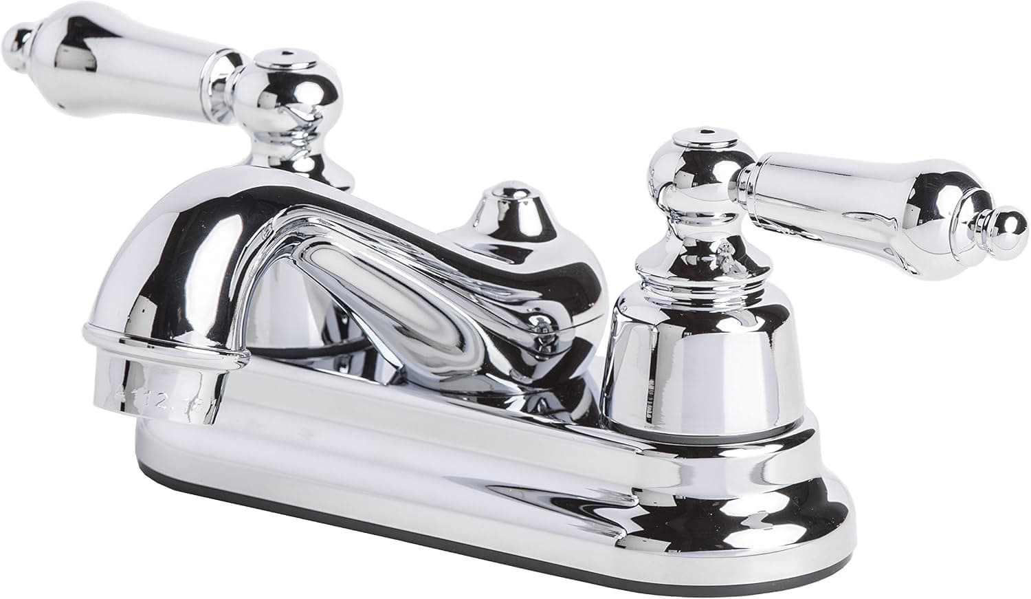 Laguna Brass 2004CP RV Mobile Home Non-Metallic Centerset Lavatory Faucet, Chrome Finish
