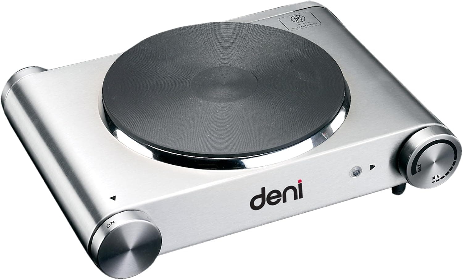 Deni 16310 Stainless-Steel 1500-Watt Tabletop Single Burner
