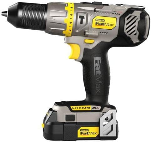Stanley FMC620LAR 20V FatMax Cordless Lithium-Ion 1/2 in. Hammer Drill (Renewed)