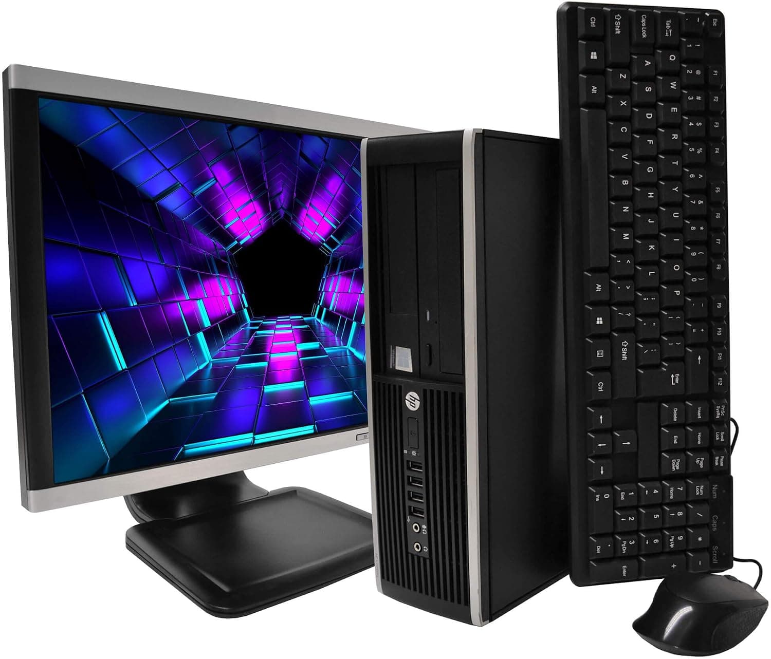 HP 8300 Elite Desktop Computer PC Intel Core i5 3.1-GHz, 8 gb Ram, 1 TB Hard Drive, DVDRW, 17 inch LCD Monitor, Keyboard, Mouse, WiFi, Windows 10 Home (Renewed)