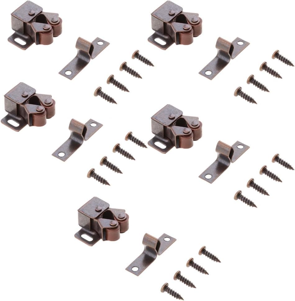 Homyl 5 Sets RV Trailer Boat Cupboard Cabinet Closet Magnetic Door Catch Stopper
