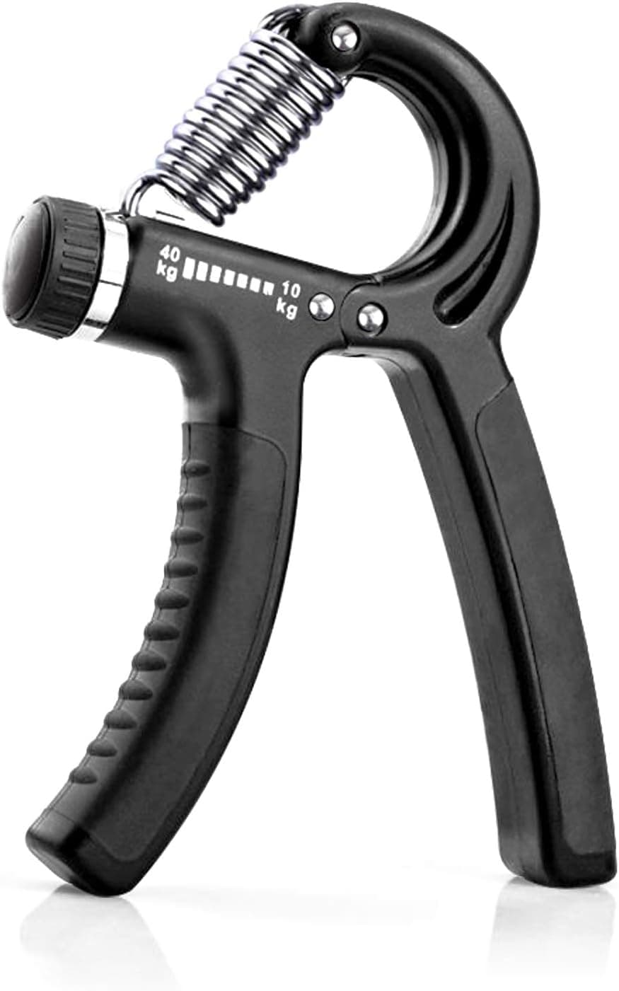 KOOLIFE Hand Grip Strengthener, Hand Workout strengthening Equipment,Grip Exercise Trainer, Hand Gripper Strengthen Exerciser with Adjustable Resistance Range 22 to 88 Lbs - Black