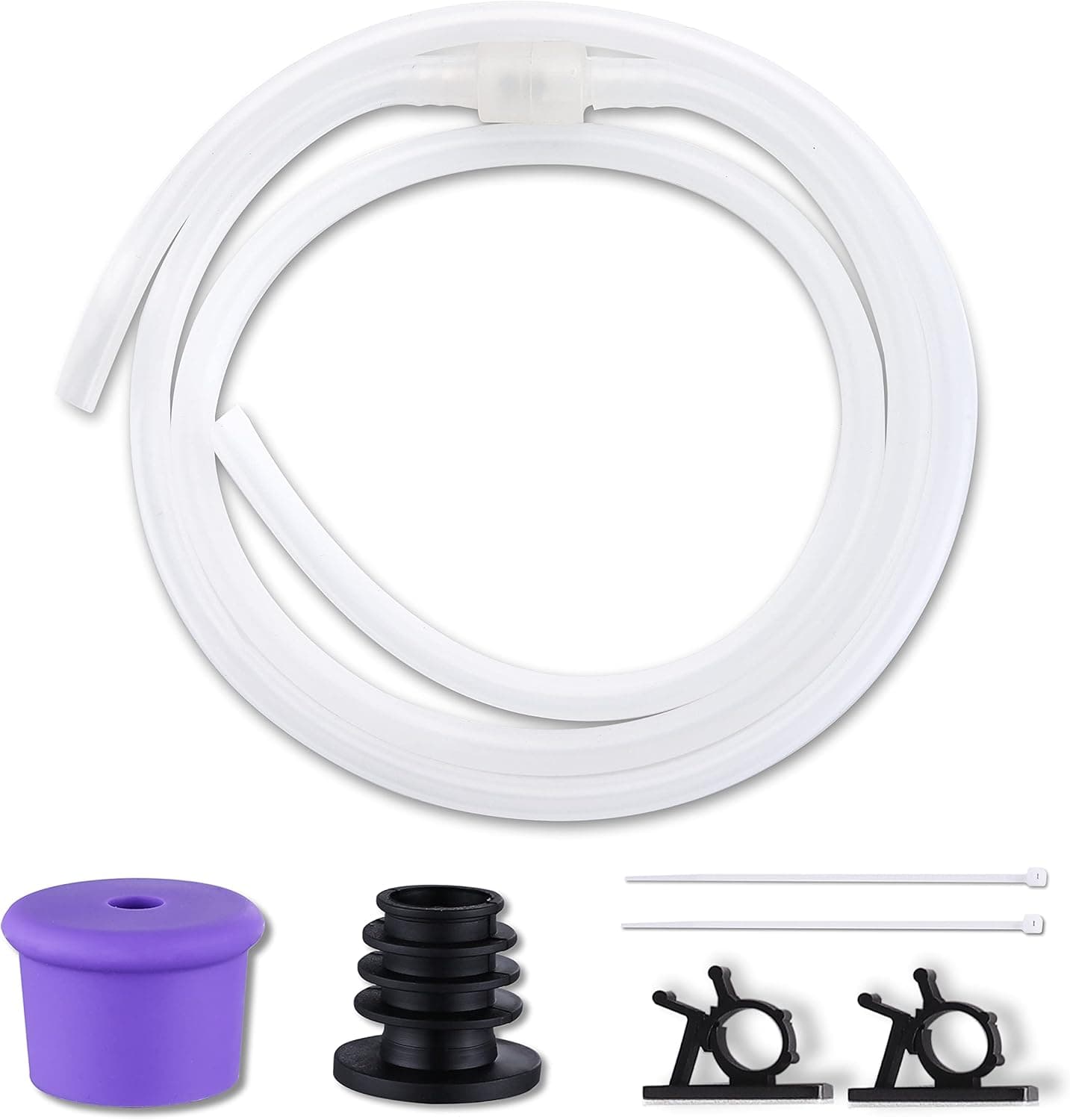 GAGALIFE Sink Soap Dispenser Extension Tube Kit,No More Top Refill, 47” Soap Dispenser Tube with Upgraded Check Value, G-Hose-47-NEW