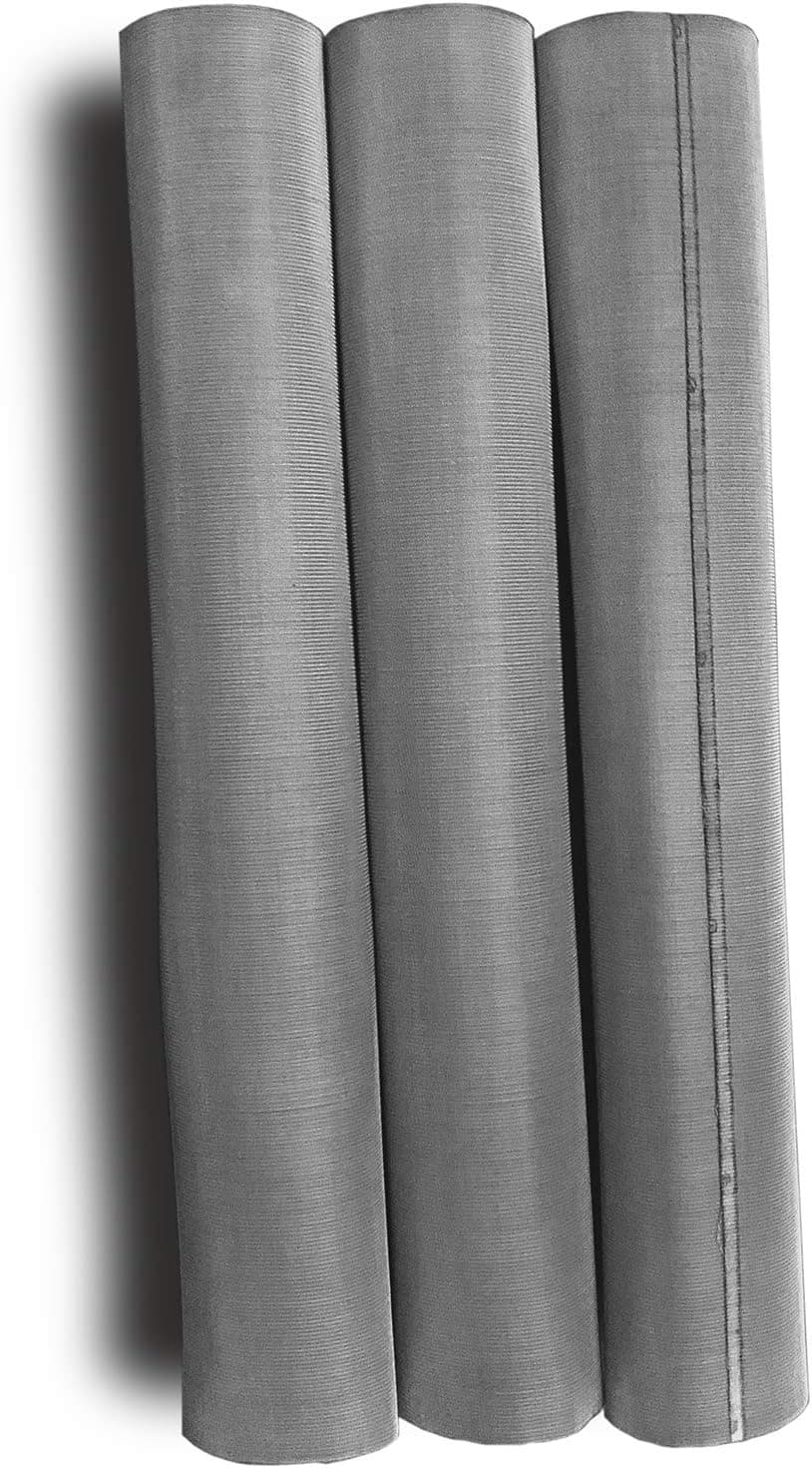3 pack of food grade Stainless Steel Mesh Terp Tubes 25 & 50 Micron (1.5” x 9” 50 micron)