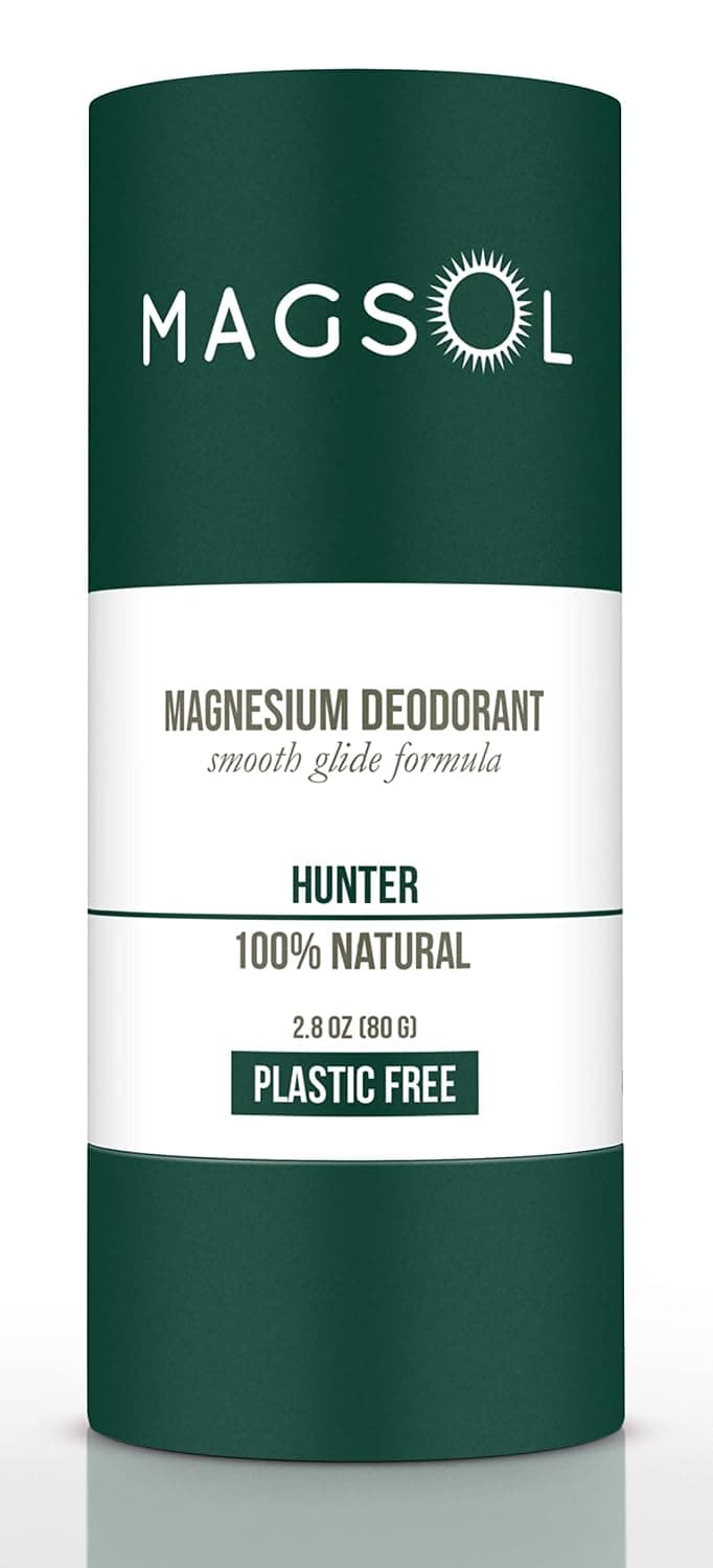 MAGSOL Plastic-Free Natural Deodorant for Women - 100% Aluminum Free, Baking Soda Free, Plastic Free - 2.8 oz