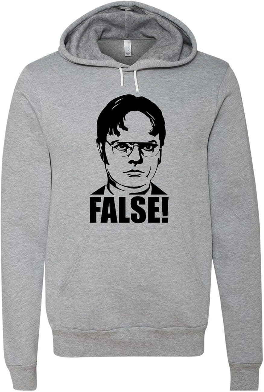 NorthStarTees The Office Dwight Schrute False Unisex Hooded Sweatshirt