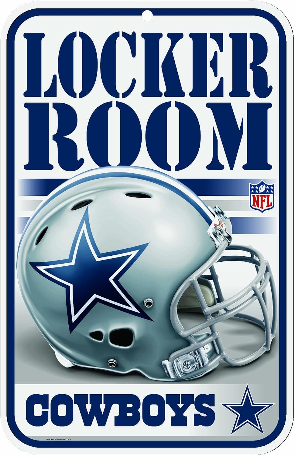 NFL Dallas Cowboys 11-by-17 inch Sign