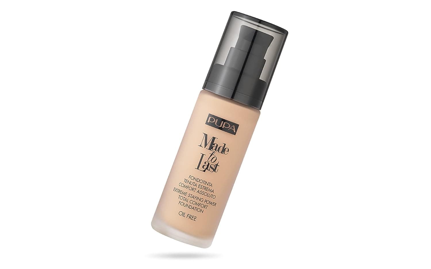PUPA Milano Made To Last Extreme Staying Power Total Comfort Foundation - Extreme Hold Fluid Foundation - Long Lasting And Weather Resistant - Medium To High Coverage - Sand Beige - 1.01 Oz