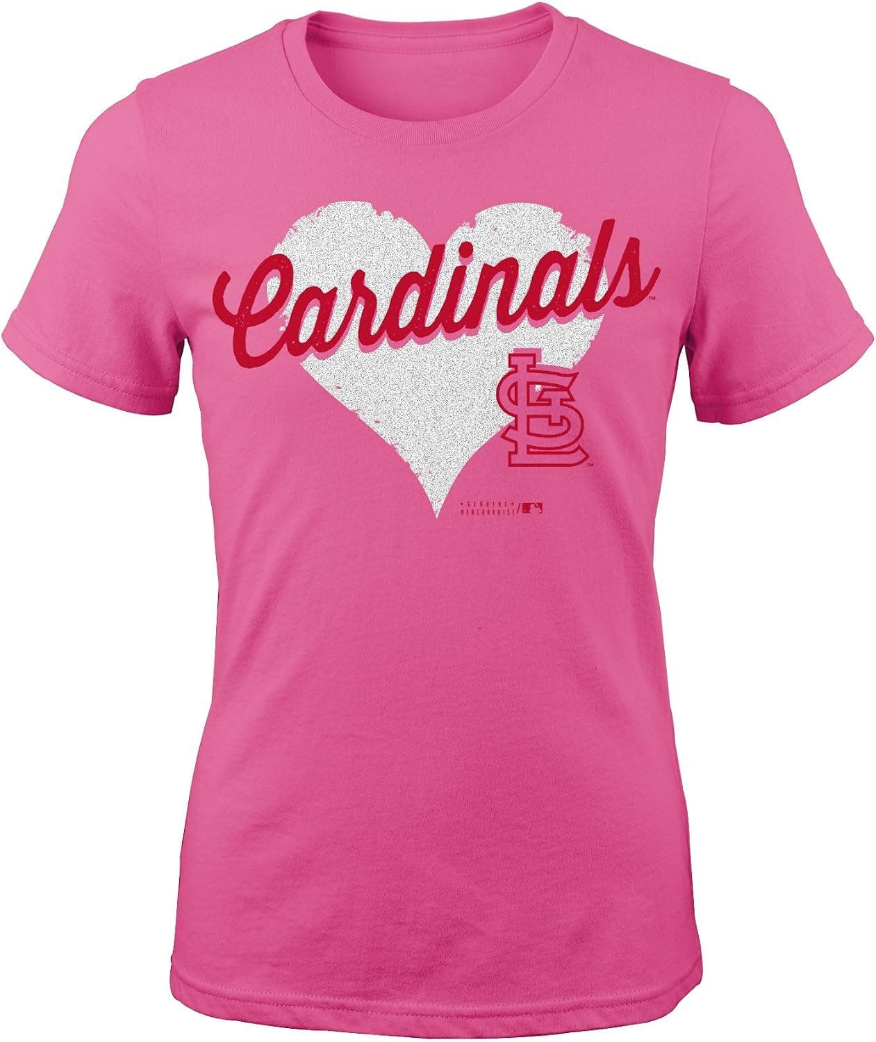 Outerstuff MLB Girls 7-16"Heart Felt Tee Short Sleeve Tee
