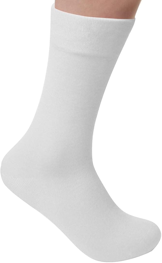 Rambutan Men's "Space Collection" Bamboo Seamless Dress Socks US 8.5-12.5 Multi Color