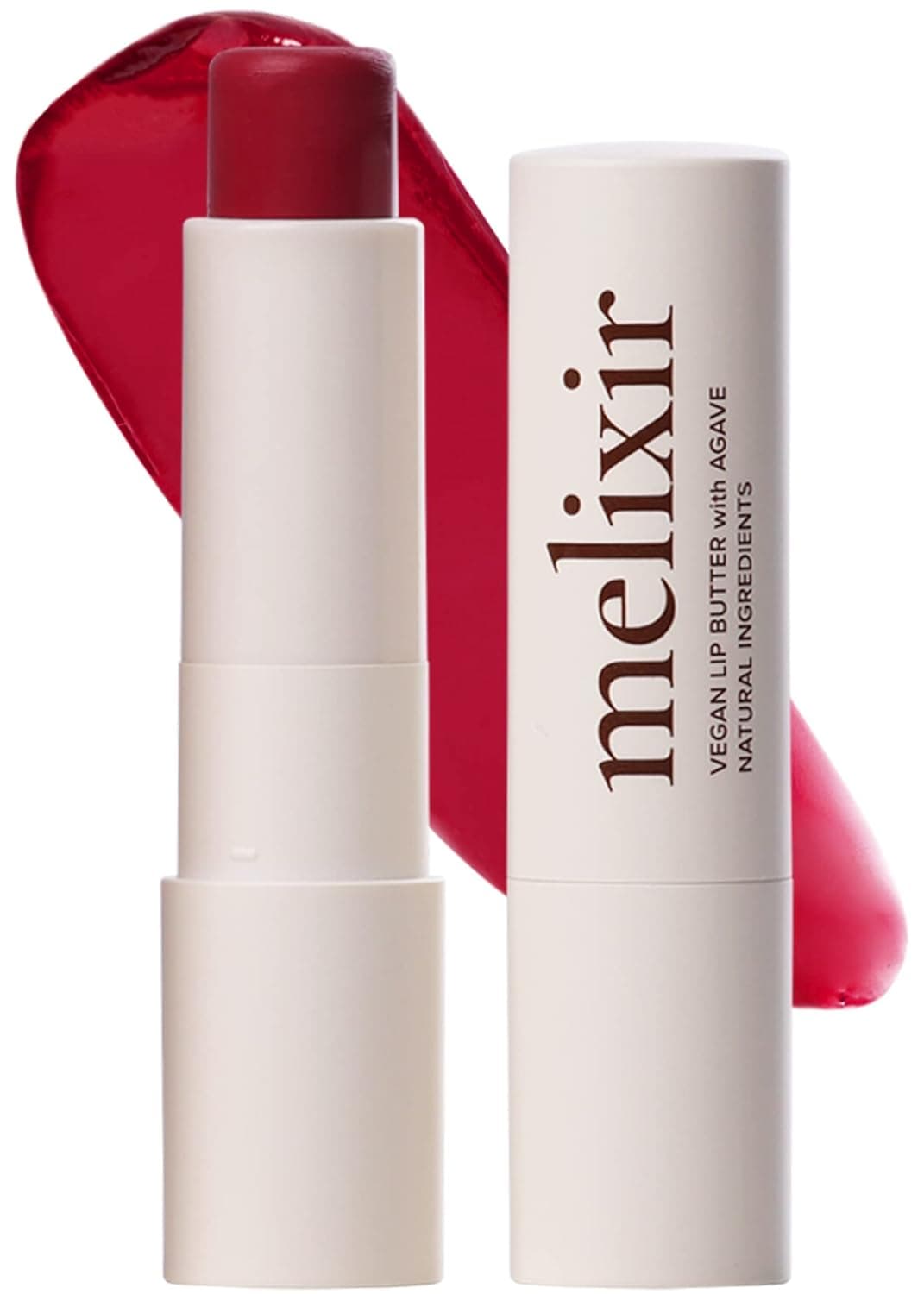 Melixir Vegan Lip Butter #15 Dirty Pink(Tinted) (+14 more colors), Mothers Day Gifts for Mom, Bee Free, Petrolatum Free, Deep Nourishing Plant-Based Vegan Chapstick, Vegan Lip Balm for Dry, Cracked and Chapped Lips, Moisturizing Lip Care Spring Gift