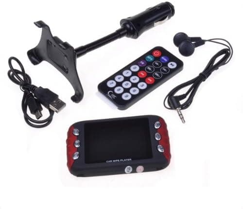 TFT 4GB 2.4-Inch Car Kit MP3 MP4 MP5 Player FM Transmitter USB Support SD MMC LCD with Remote