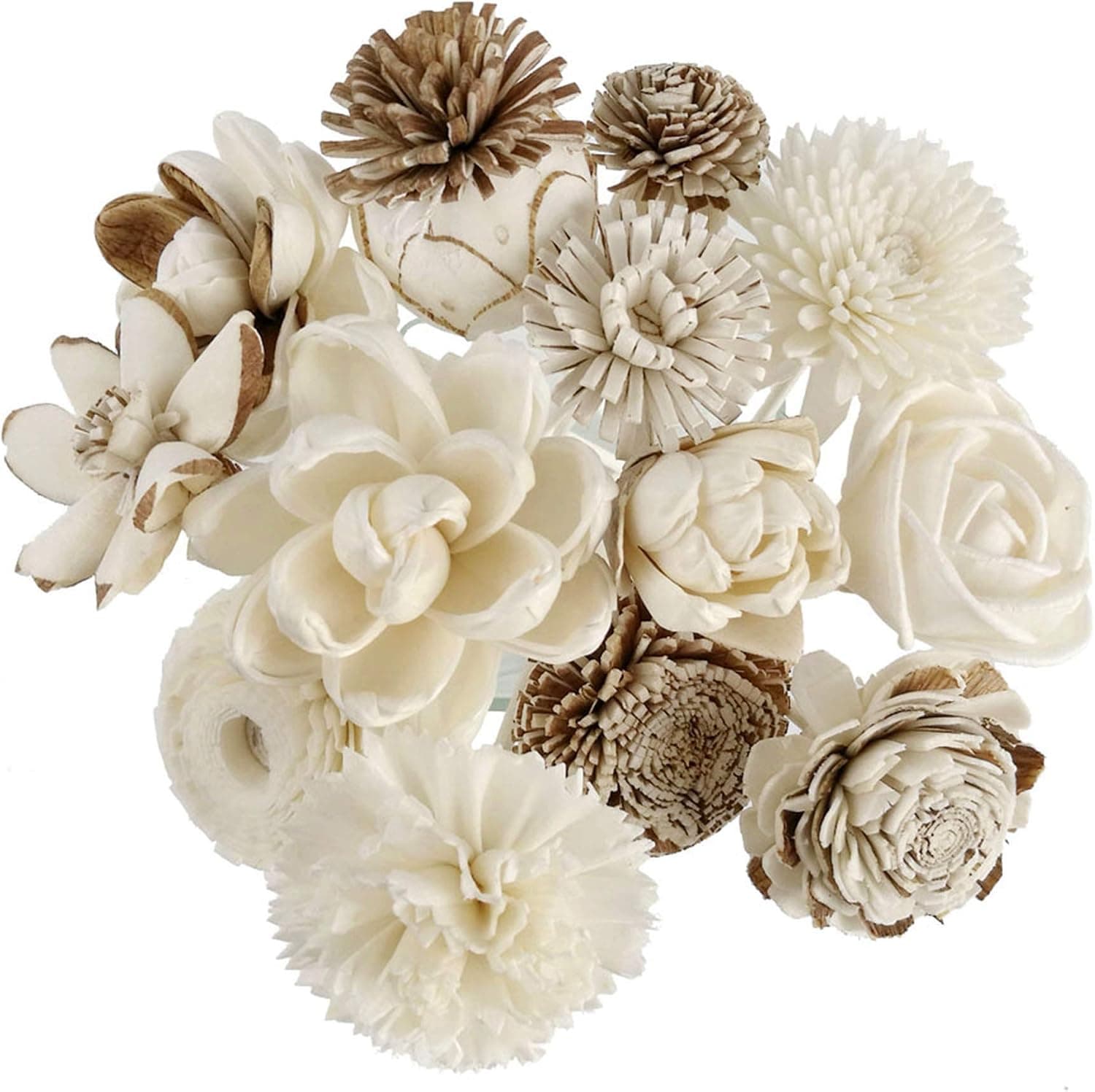 12 Mixed Sola Flower Reed Diffuser for Home Fragrance Aroma Oil by Plawanature.