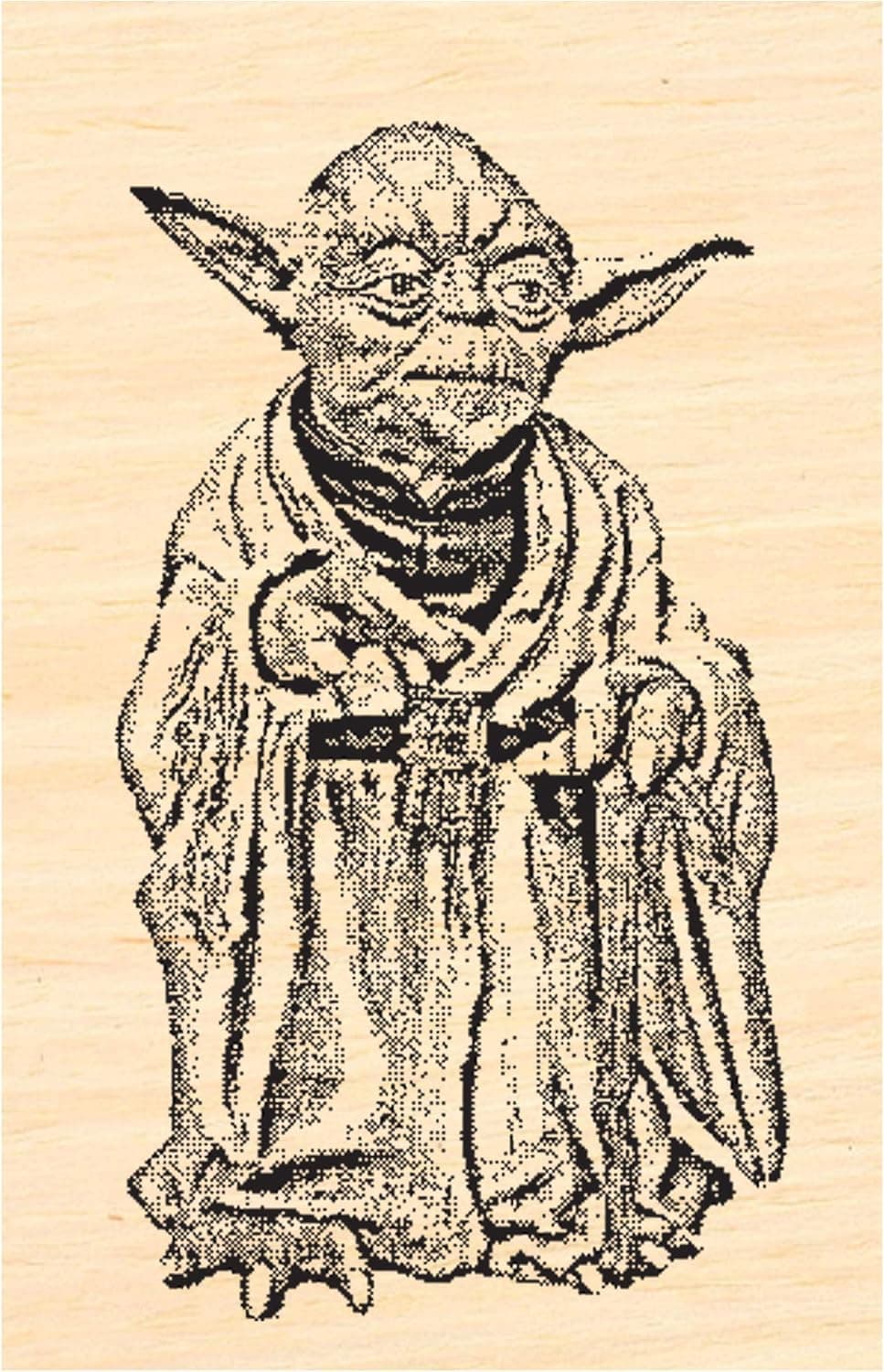P63 Yoda Miniature Rubber Stamp