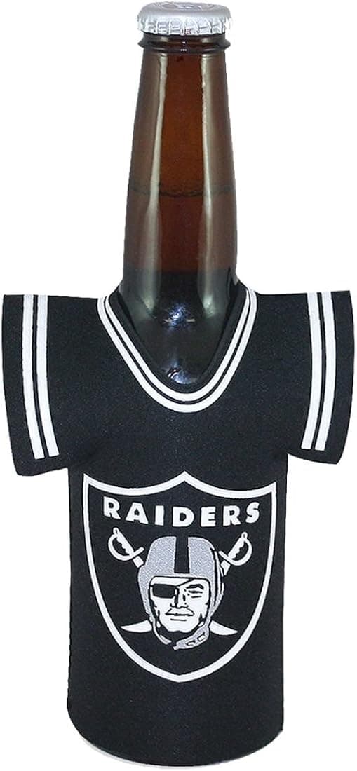 NFL Oakland Raiders Bottle Jersey Holder - Black