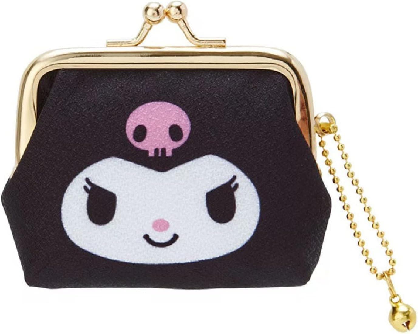 Cute Kuromi Coin Purse, Coin Purse, Lightweight Wallet, Portable Wallet with Exquisite Patterns and Various Styles. (black)