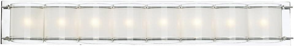 Possini Euro Design Glass Bands 30 1/2" Wide Bath Light