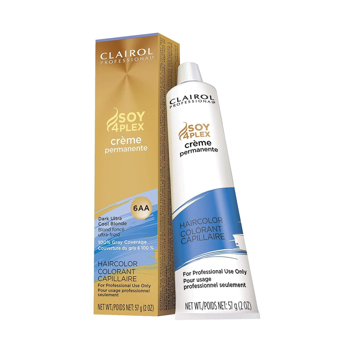 Permanent Crème Hair Color 6aa Dark Ultra Cool Blonde