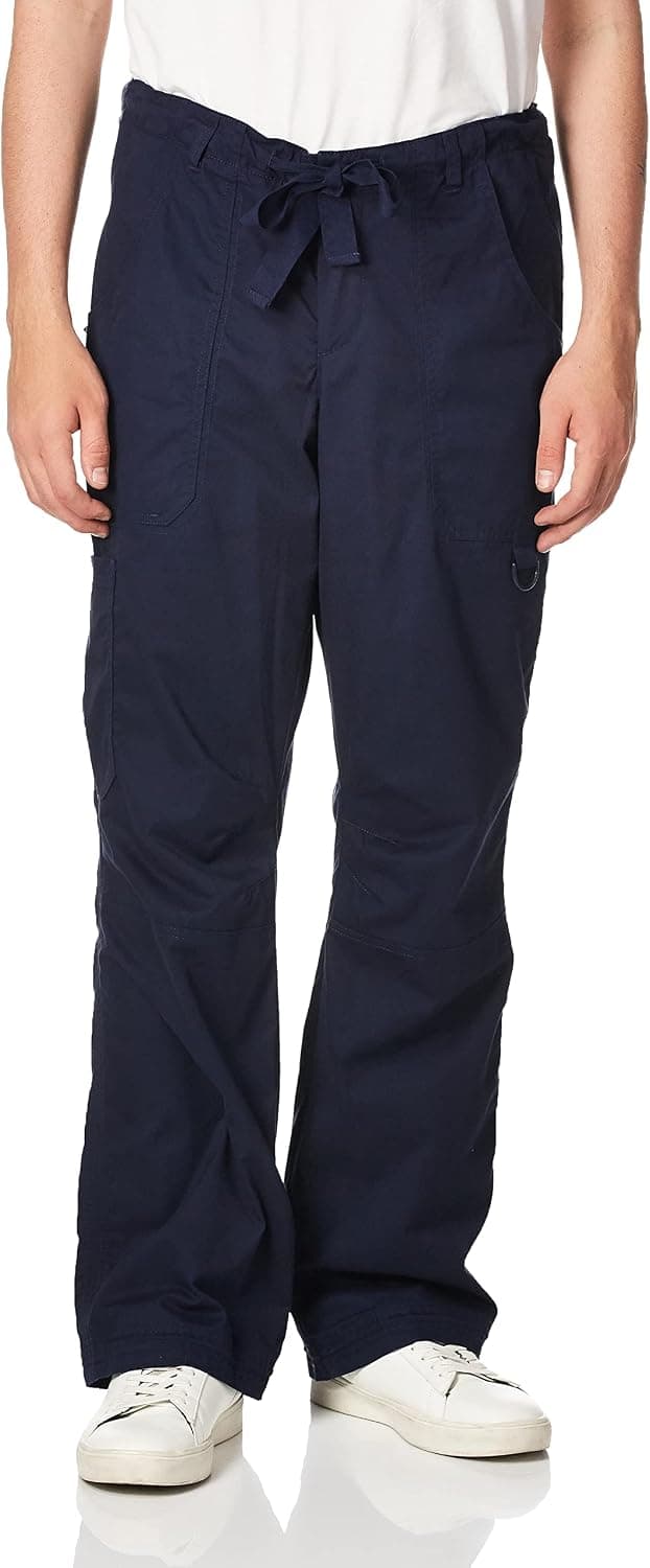 KOI Big and Tall James Elastic Men's Big & Tall Scrub Pants with Zip Fly and Drawstring Waist