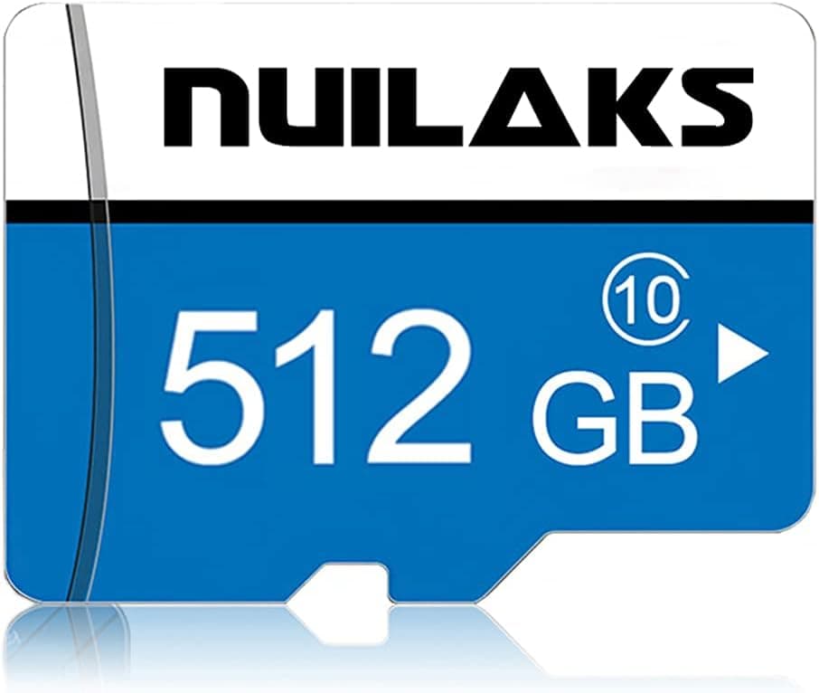 512GB Micro SD Card Class10 MicroSD Card High Speed Memory Card for Smartphone Digital Camera Tablet and Drone