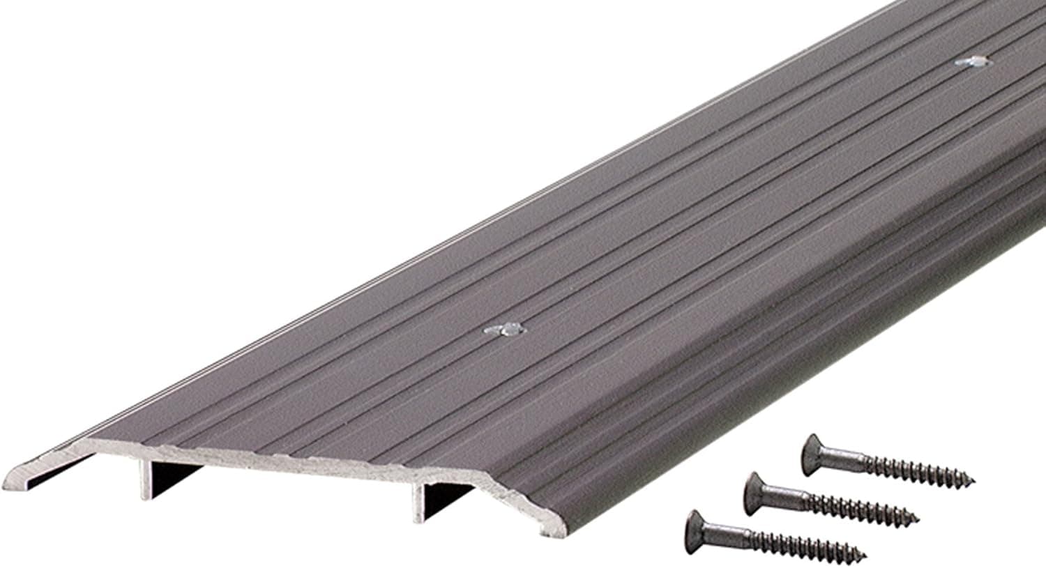 M-D Building Products 68353 1/2-Inch by 5-Inch - 72-Inch TH015 Fluted Saddle, Bronze