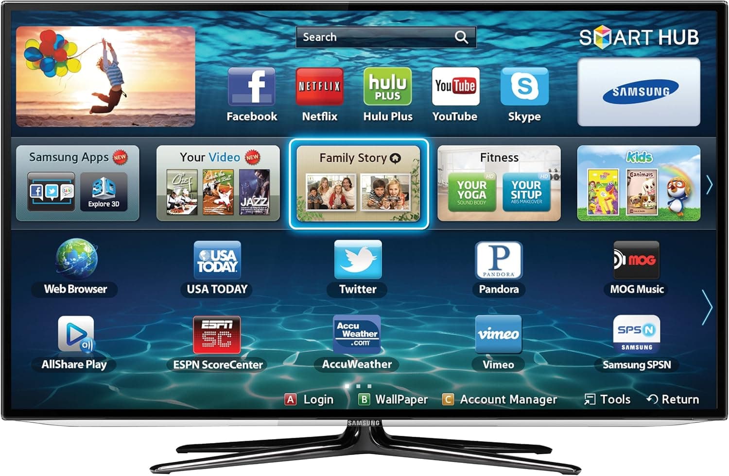 Samsung UN60ES6100 60-Inch 1080p 240 Clear Motion Rate Slim LED HDTV (Black) (2012 Model)