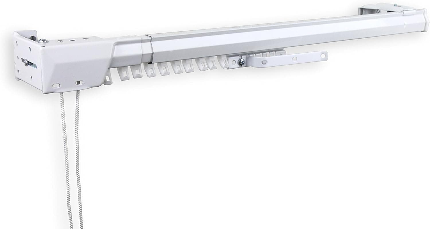 Rod Desyne Heavy Duty Traverse Rod One way Cord Left 48"- 84"