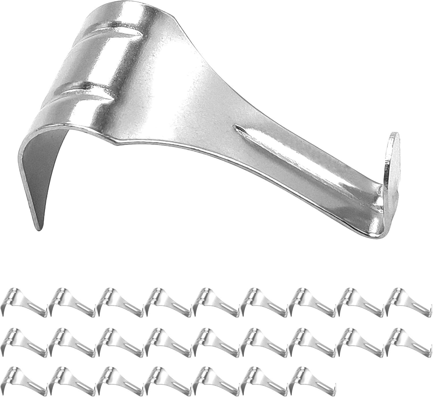 ECUDIS Pack of 25 Moulding Hooks Picture Rail Hooks Hangers
