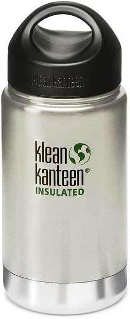 Klean Kanteen 12-Ounce Wide Insulated Stainless Steel Bottle With Loop Cap