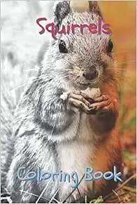 Squirrels Coloring Book: 30 squirrels drawings, adults relaxation, coloring book for kids, for girls