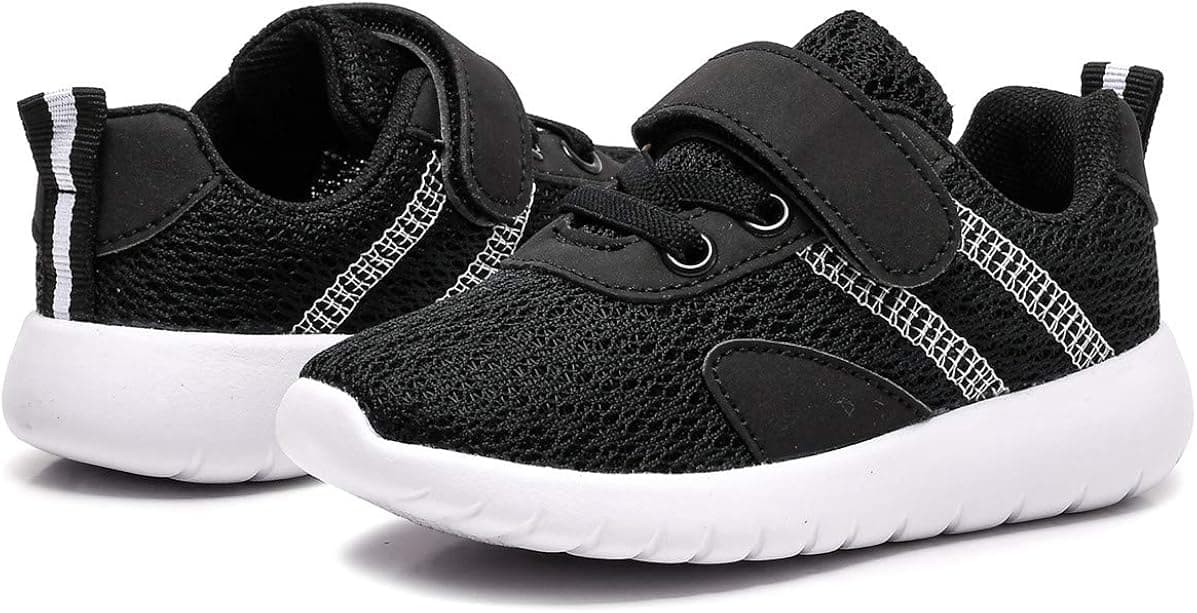 DADAWEN Toddler/Little Kid Boys Girls Casual Lightweight Breathable Strap Sneakers Athletic Running Shoes
