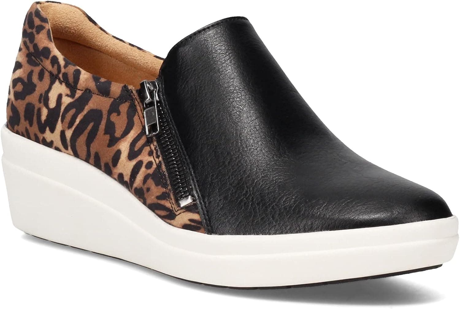Naturalizer Sierra Black Cheetah 7.5 W (C)