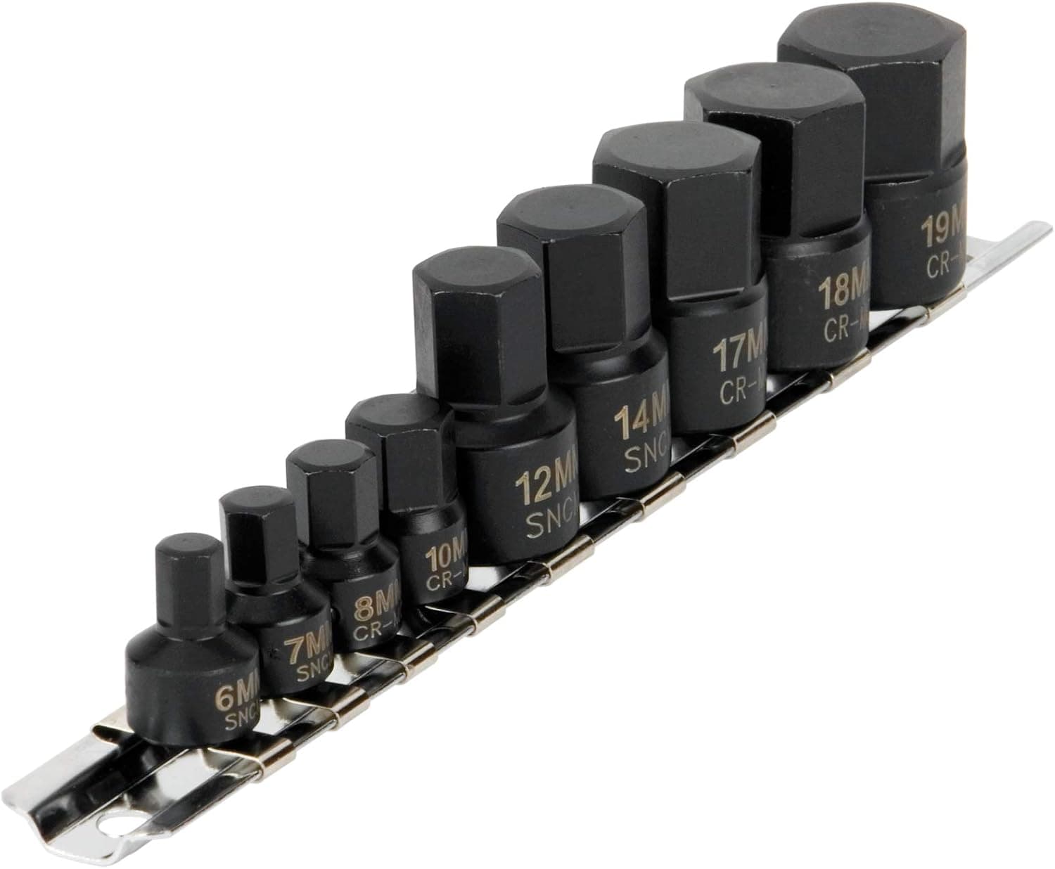 Performance Tool W38964 9-Piece Impact Metric Hex Bit Socket Set