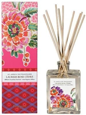 Laurier Rose Cèdre (Oleander Cedarwood) ROOM DIFFUSER & 10 STICKS (200ml) by FRAGONARD 100% authentic original from PARIS FRANCE